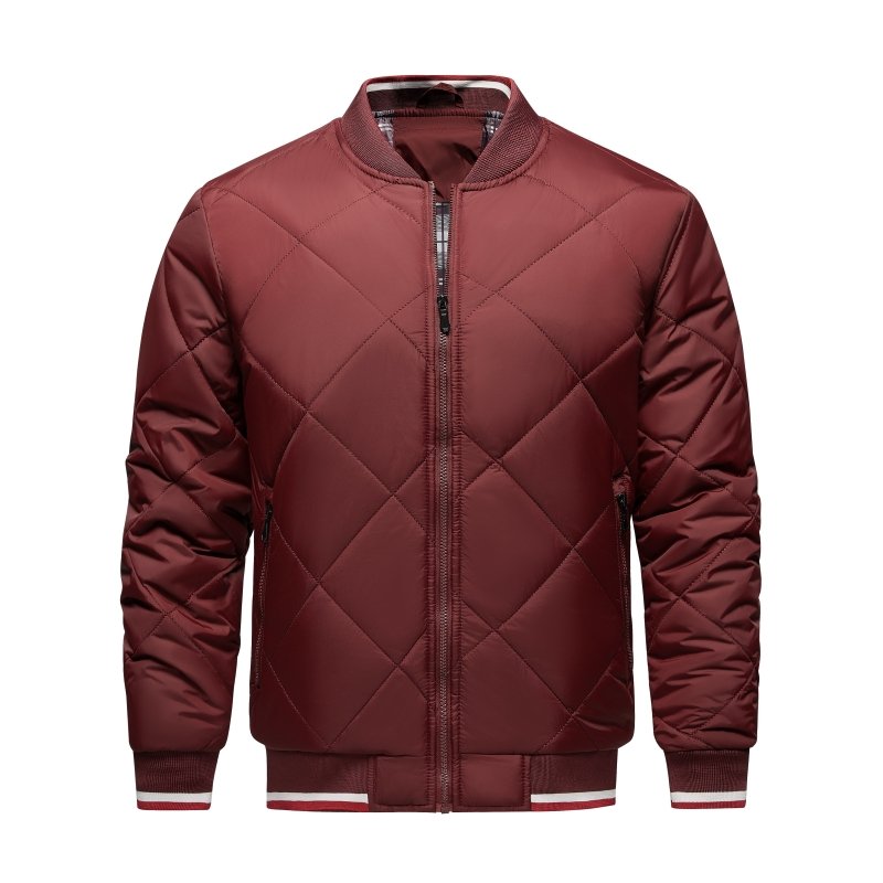 Paul Men's Diamond Quilted Bomber Jacket