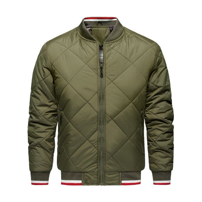 Paul Men's Diamond Quilted Bomber Jacket