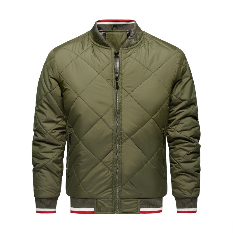 Paul Men's Diamond Quilted Bomber Jacket