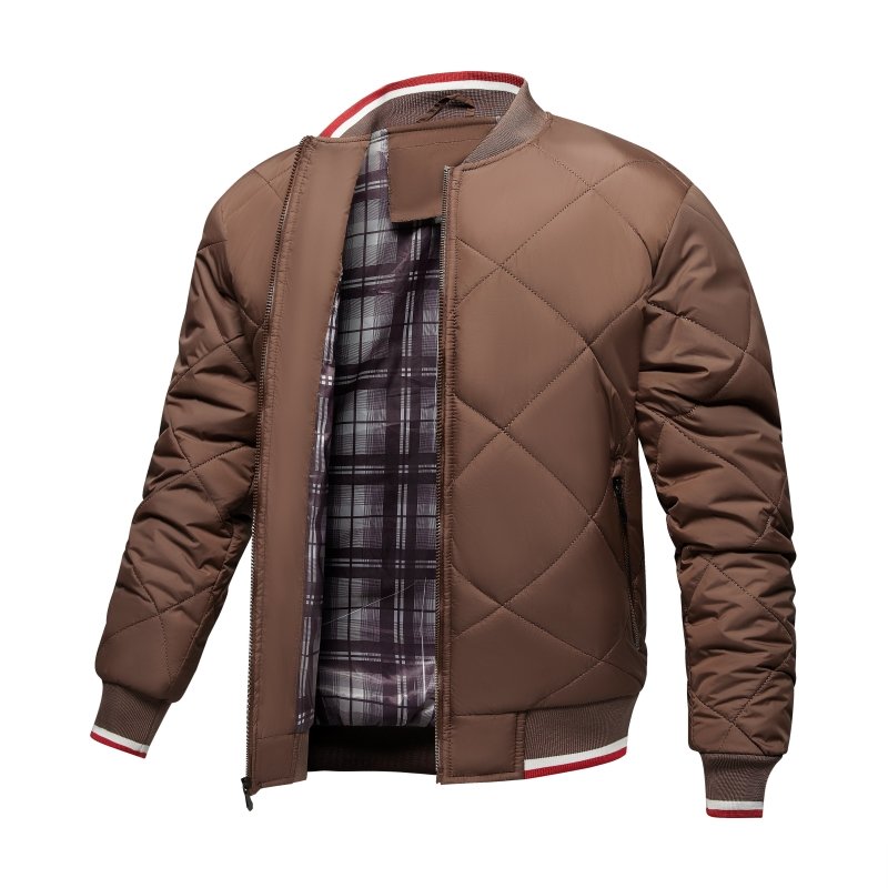 Paul Men's Diamond Quilted Bomber Jacket