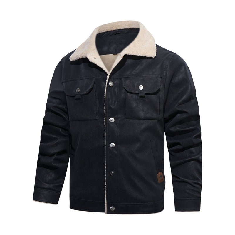 Kevin | Men's Casual Sherpa Collar Jacket