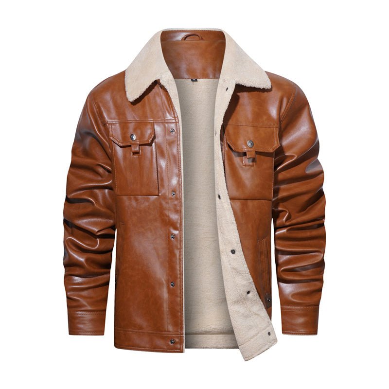 Kevin | Men's Casual Sherpa Collar Jacket