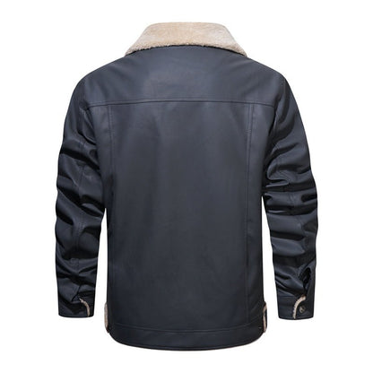 Kevin | Men's Casual Sherpa Collar Jacket