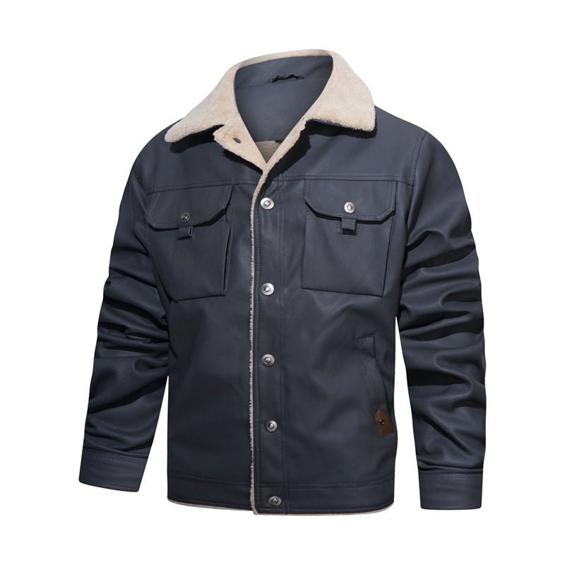 Kevin | Men's Casual Sherpa Collar Jacket