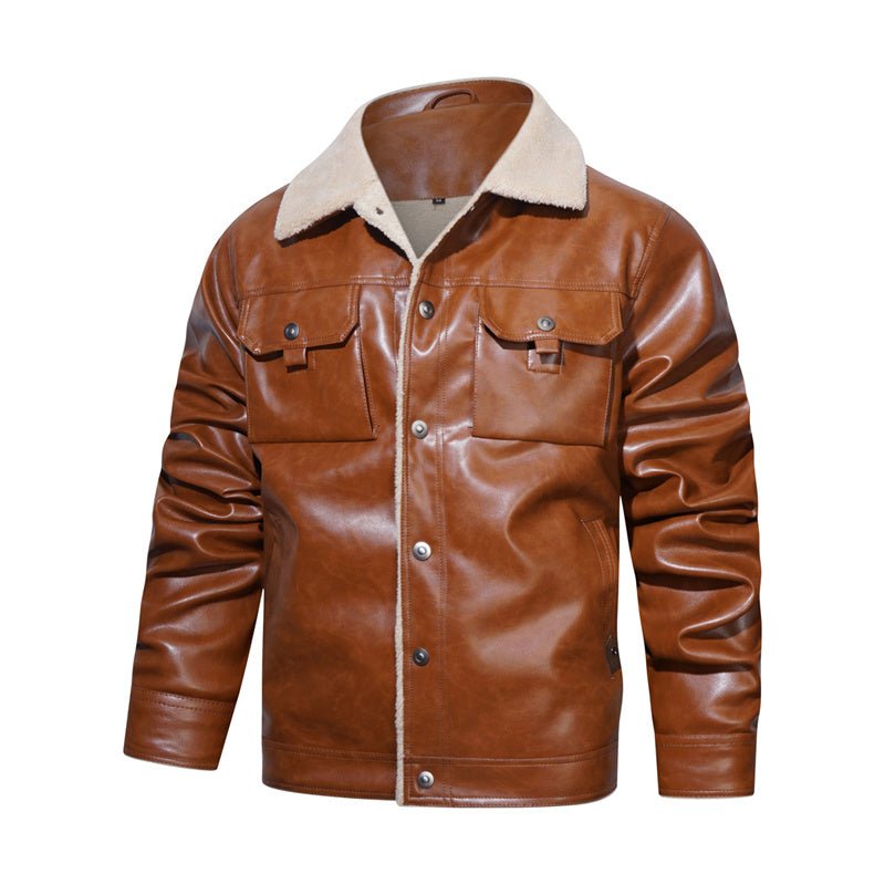 Kevin | Men's Casual Sherpa Collar Jacket