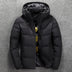 Forrest | Men's Hooded Quilted Puffer Jacket - Black