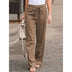 Tammy Casual Palazzo Pants - Brown