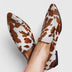Kristen Orthopedic Slip-On Loafers in Luxurious Leather - Cow Print