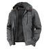 Morgan | Men's Hooded Zip-Up Jacket - Gray