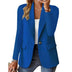 Roxanne | Women's Long Sleeve Casual Blazer - Blue