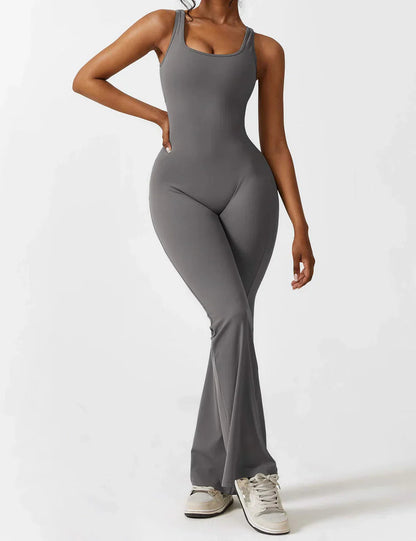 Judith | Women's Flare Leg Activewear Jumpsuit