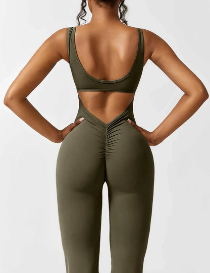 Judith | Women's Flare Leg Activewear Jumpsuit