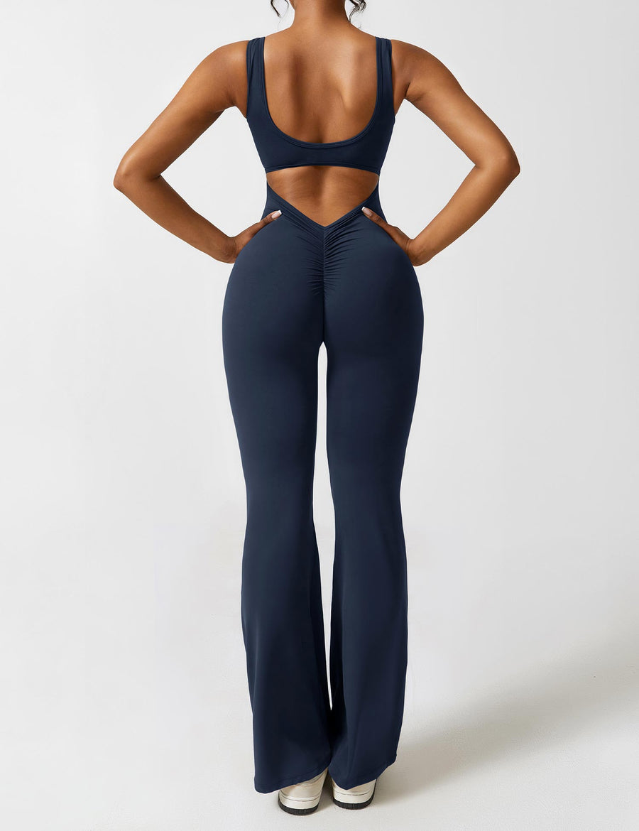Judith | Women's Flare Leg Activewear Jumpsuit