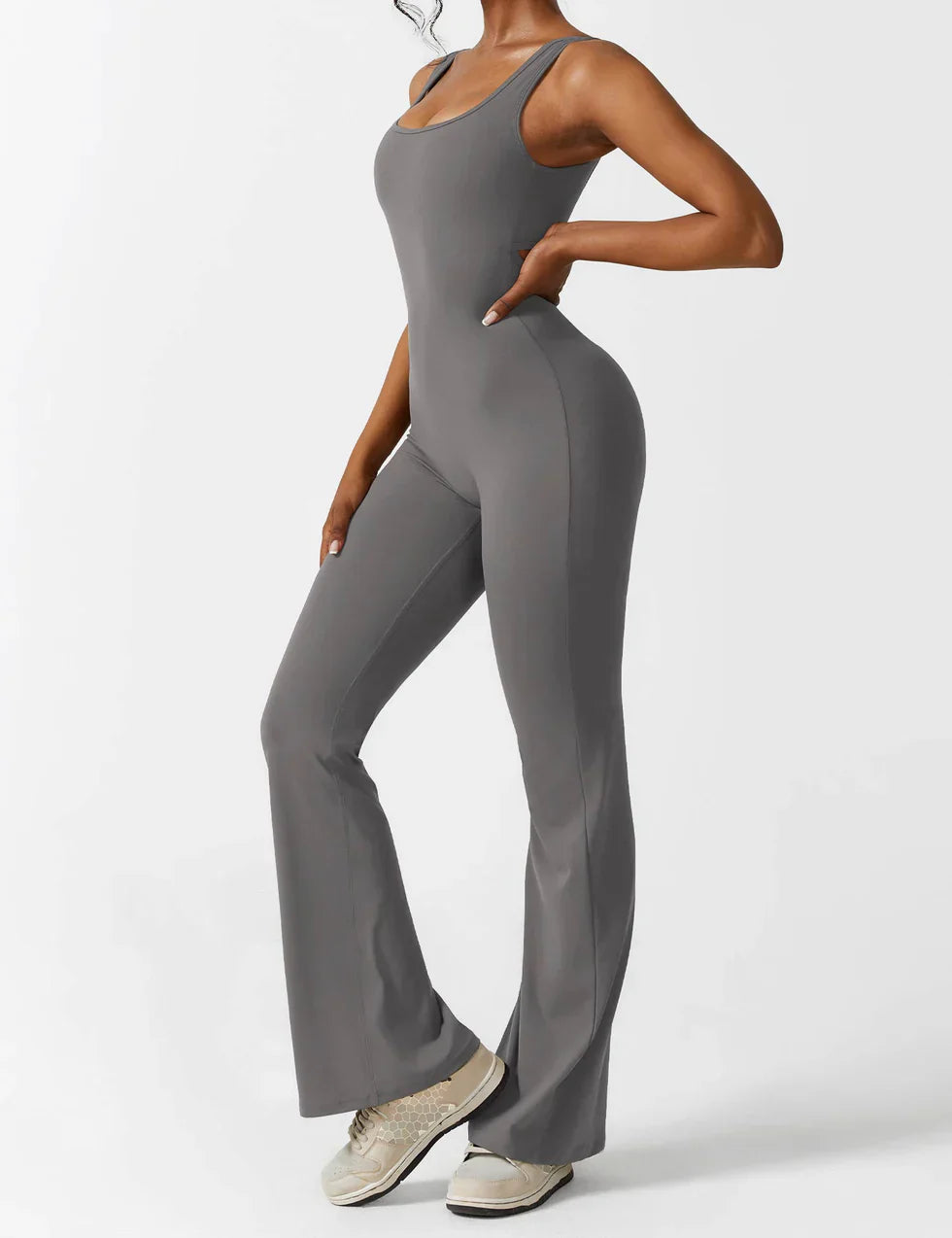 Judith | Women's Flare Leg Activewear Jumpsuit