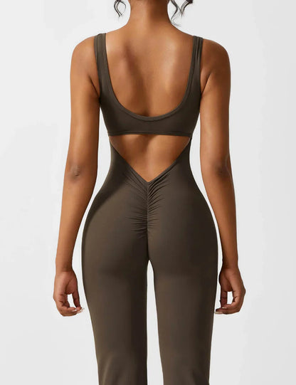 Judith | Women's Flare Leg Activewear Jumpsuit