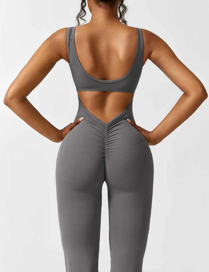 Judith | Women's Flare Leg Activewear Jumpsuit