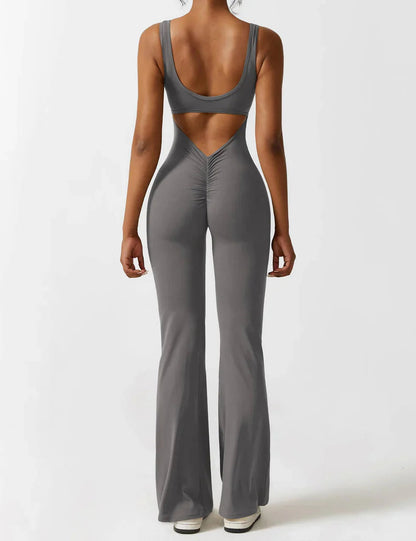 Judith | Women's Flare Leg Activewear Jumpsuit