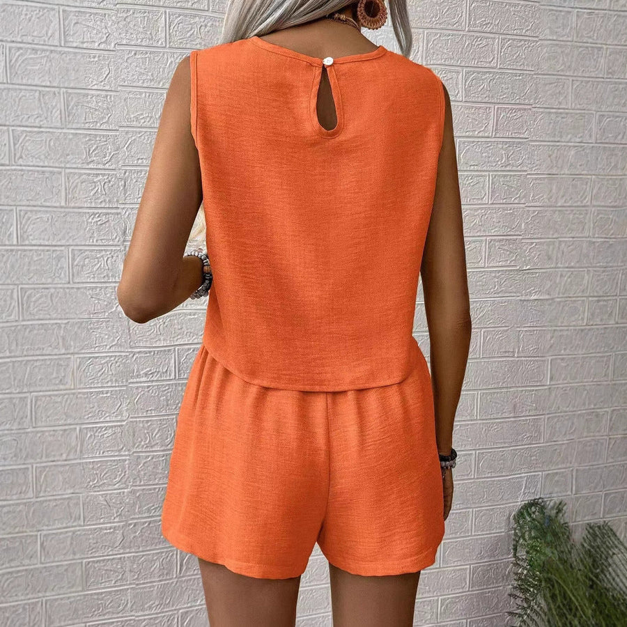 Katherine | Women's Sleeveless Two-Piece Set