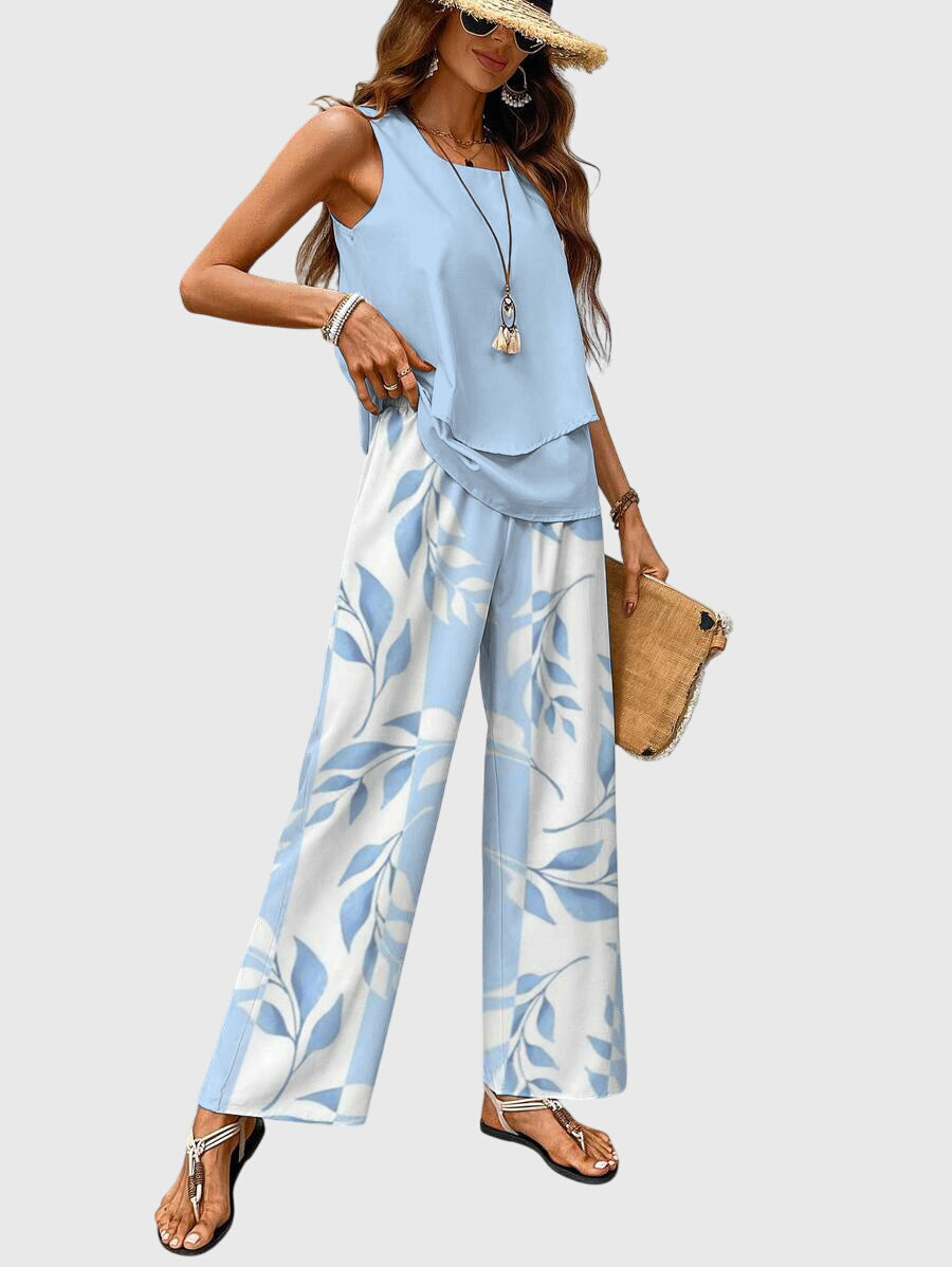 Leila | Women's Wide-Leg Pant Set