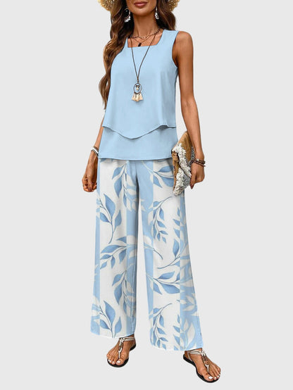 Leila | Women's Wide-Leg Pant Set