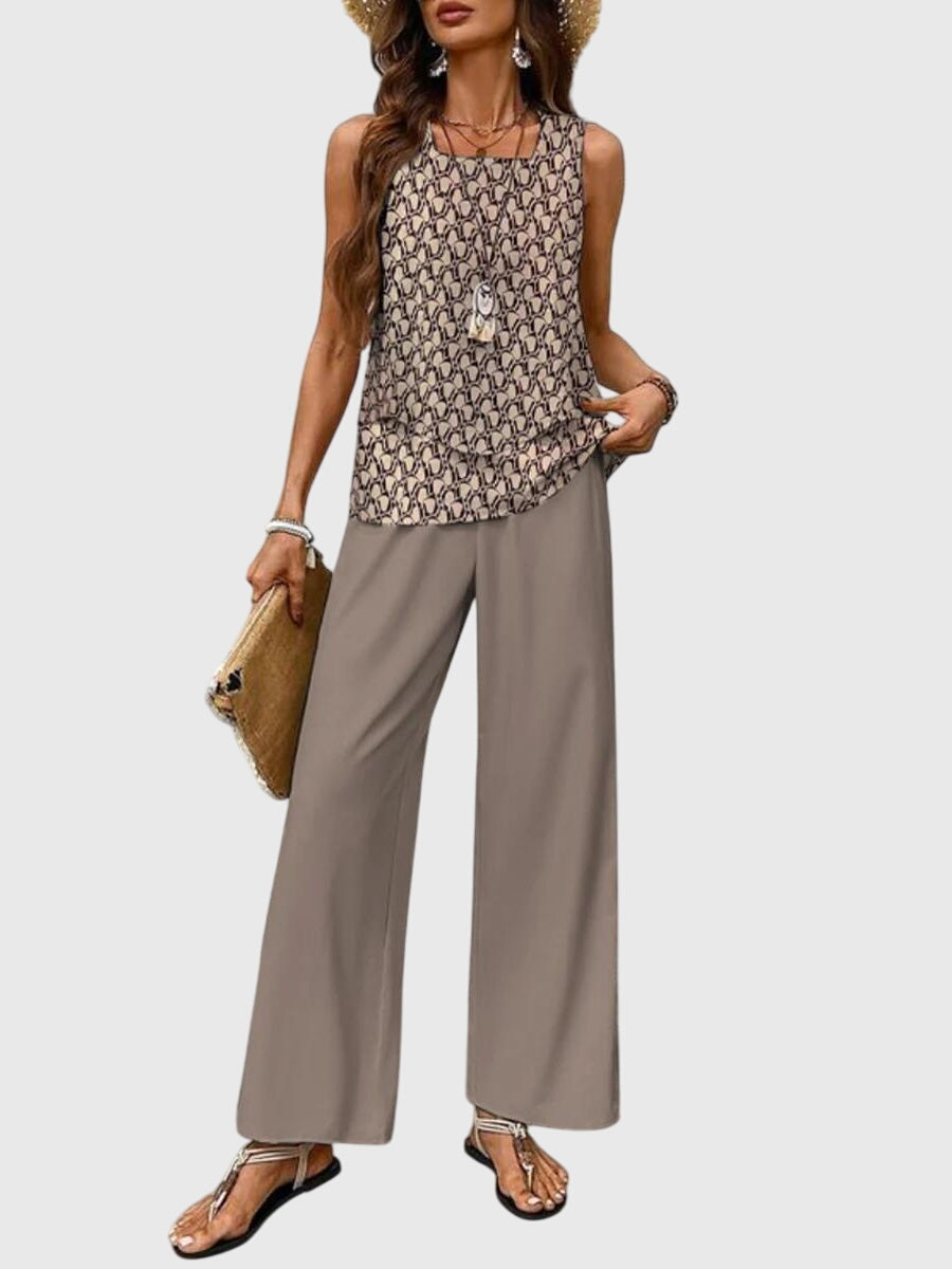 Leila | Women's Wide-Leg Pant Set