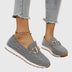 Dawn | Orthopedic Slip-On Loafers in Luxurious Leather - Gray