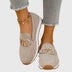 Dawn | Orthopedic Slip-On Loafers in Luxurious Leather - Beige