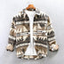 Herbert | Men's Long Sleeve Button-Down Shacket - Beige