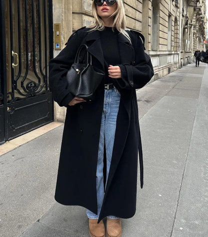 Cheri | Women's Double-Breasted Trench Coat