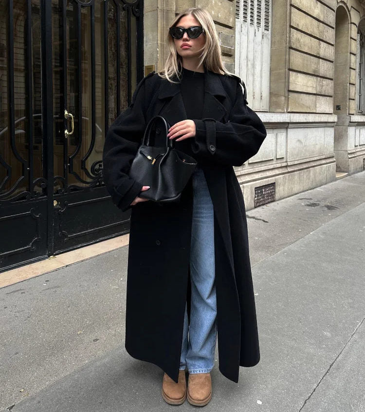 Cheri | Women's Double-Breasted Trench Coat