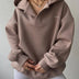Candice | Women's Oversized Pullover Hoodie - Pinkish Grey