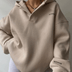 Candice | Women's Oversized Pullover Hoodie - Beige