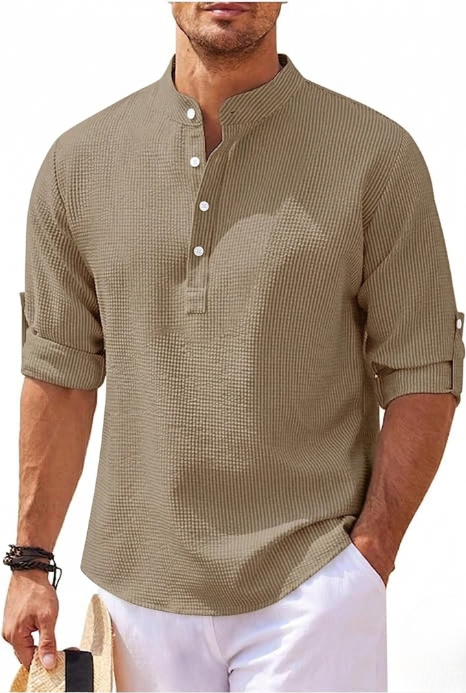 Marvin | Men's Casual Shirt - Relaxed Fit - Lightweight Cotton
