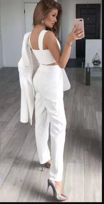 Mary | Women's Fitted Blazer and Pant Suit Set