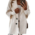 Katrina | Women's Oversized Cocoon Coat - White