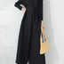 Reese | Women's Belted A-Line Coat - Black