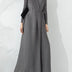 Reese | Women's Belted A-Line Coat - Taupe