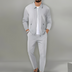 Ryan | Men's Zip-Up Jacket Suit Set - Grau