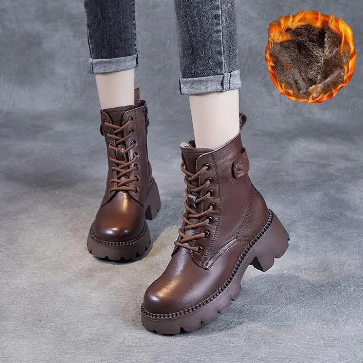 Erin Orthopedic Lace-Up Boots