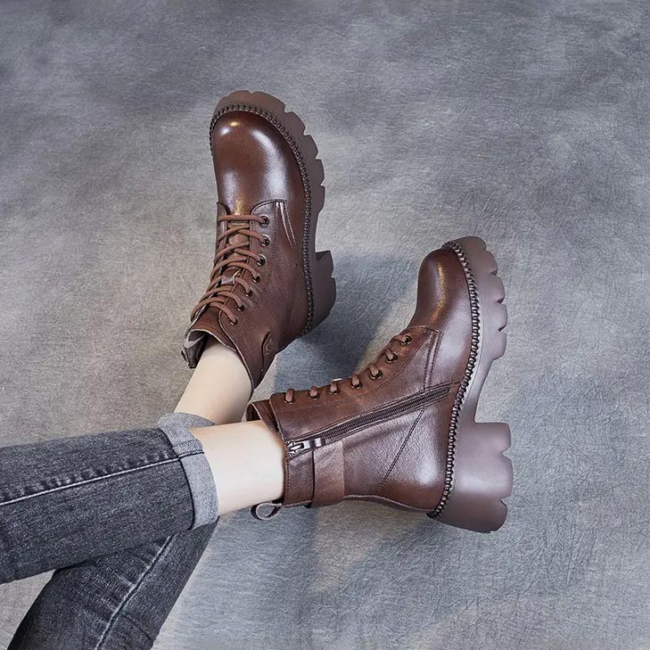 Erin Orthopedic Lace-Up Boots
