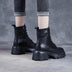 Erin Orthopedic Lace-Up Boots - Black