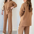 Camille | Women's Wide Leg Pant Set in Luxurious Fabric