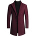 Thomas | Elegant Slim-Fit Wool Coat - Red