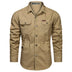 Waylon | Luxurious Stylish Shirt with Pockets for Men - Khaki