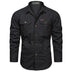 Waylon | Luxurious Stylish Shirt with Pockets for Men - Sort