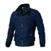 Henry Men's Military Bomber Jacket - Blue