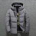 Forrest | Men's Hooded Quilted Puffer Jacket - Dark gray