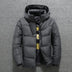 Forrest | Men's Hooded Quilted Puffer Jacket - Gray