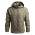 Zane | Men's Casual Hooded Jacket - Khaki