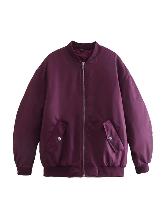 Marcia Oversized Bomber Jacket